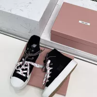 Cheap MIU MIU High Tops Shoes For Women #1348503 Replica Wholesale [$96.00 USD] [ITEM#1348503] on Replica MIU MIU High Tops Shoes