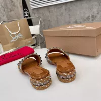 Cheap Christian Louboutin CL Slippers For Women #1348508 Replica Wholesale [$98.00 USD] [ITEM#1348508] on Replica Christian Louboutin CL Slippers