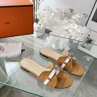 Cheap Hermes Slippers For Women #1348609 Replica Wholesale [$82.00 USD] [ITEM#1348609] on Replica Hermes Slippers