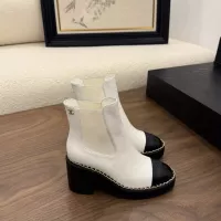 Cheap Chanel Boots For Women #1348674 Replica Wholesale [$135.00 USD] [ITEM#1348674] on Replica Chanel Boots