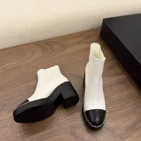 Cheap Chanel Boots For Women #1348674 Replica Wholesale [$135.00 USD] [ITEM#1348674] on Replica Chanel Boots