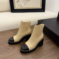 Cheap Chanel Boots For Women #1348675 Replica Wholesale [$135.00 USD] [ITEM#1348675] on Replica Chanel Boots