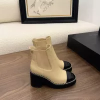 Cheap Chanel Boots For Women #1348675 Replica Wholesale [$135.00 USD] [ITEM#1348675] on Replica Chanel Boots