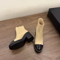 Cheap Chanel Boots For Women #1348675 Replica Wholesale [$135.00 USD] [ITEM#1348675] on Replica Chanel Boots