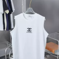 Cheap Chanel T-Shirts Sleeveless For Unisex #1348706 Replica Wholesale [$32.00 USD] [ITEM#1348706] on Replica Chanel T-Shirts