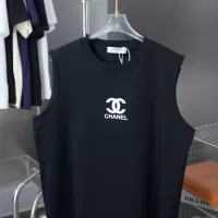 Cheap Chanel T-Shirts Sleeveless For Unisex #1348707 Replica Wholesale [$32.00 USD] [ITEM#1348707] on Replica Chanel T-Shirts