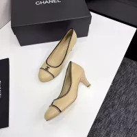 Cheap Chanel High-Heeled Shoes For Women #1348720 Replica Wholesale [$105.00 USD] [ITEM#1348720] on Replica Chanel High-Heeled Shoes