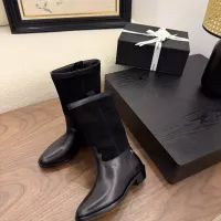 Cheap Chanel Boots For Women #1348730 Replica Wholesale [$132.00 USD] [ITEM#1348730] on Replica Chanel Boots