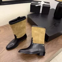 Cheap Chanel Boots For Women #1348731 Replica Wholesale [$132.00 USD] [ITEM#1348731] on Replica Chanel Boots