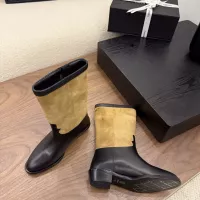 Cheap Chanel Boots For Women #1348731 Replica Wholesale [$132.00 USD] [ITEM#1348731] on Replica Chanel Boots