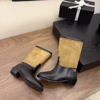 Cheap Chanel Boots For Women #1348731 Replica Wholesale [$132.00 USD] [ITEM#1348731] on Replica Chanel Boots