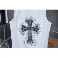Cheap Chrome Hearts T-Shirts Sleeveless For Unisex #1348771 Replica Wholesale [$36.00 USD] [ITEM#1348771] on Replica Chrome Hearts T-Shirts