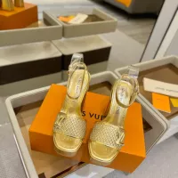 Cheap Louis Vuitton Sandal For Women #1348793 Replica Wholesale [$125.00 USD] [ITEM#1348793] on Replica Louis Vuitton Sandal