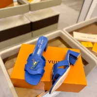 Cheap Louis Vuitton Slippers For Women #1348813 Replica Wholesale [$108.00 USD] [ITEM#1348813] on Replica Louis Vuitton Slippers
