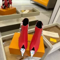 Cheap Louis Vuitton Boots For Women #1348827 Replica Wholesale [$128.00 USD] [ITEM#1348827] on Replica Louis Vuitton Boots