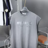Cheap MIU MIU T-Shirts Sleeveless For Unisex #1348837 Replica Wholesale [$39.00 USD] [ITEM#1348837] on Replica MIU MIU T-Shirts