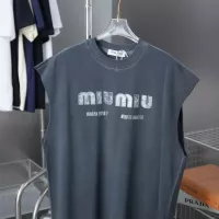 Cheap MIU MIU T-Shirts Sleeveless For Unisex #1348838 Replica Wholesale [$39.00 USD] [ITEM#1348838] on Replica MIU MIU T-Shirts