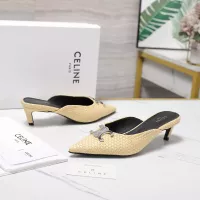 Cheap Celine Slippers For Women #1348900 Replica Wholesale [$105.00 USD] [ITEM#1348900] on Replica Celine Slippers