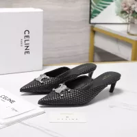 Cheap Celine Slippers For Women #1348901 Replica Wholesale [$105.00 USD] [ITEM#1348901] on Replica Celine Slippers
