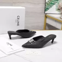 Cheap Celine Slippers For Women #1348901 Replica Wholesale [$105.00 USD] [ITEM#1348901] on Replica Celine Slippers