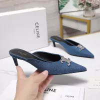 Cheap Celine Slippers For Women #1348902 Replica Wholesale [$105.00 USD] [ITEM#1348902] on Replica Celine Slippers