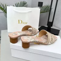 Cheap Christian Dior Slippers For Women #1348941 Replica Wholesale [$82.00 USD] [ITEM#1348941] on Replica Christian Dior Slippers