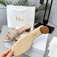 Cheap Christian Dior Slippers For Women #1348941 Replica Wholesale [$82.00 USD] [ITEM#1348941] on Replica Christian Dior Slippers