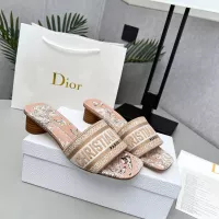 Cheap Christian Dior Slippers For Women #1348941 Replica Wholesale [$82.00 USD] [ITEM#1348941] on Replica Christian Dior Slippers