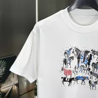 Cheap Hermes T-Shirts Short Sleeved For Men #1349010 Replica Wholesale [$64.00 USD] [ITEM#1349010] on Replica Hermes T-Shirts