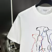 Cheap Thom Browne TB T-Shirts Short Sleeved For Men #1349102 Replica Wholesale [$80.00 USD] [ITEM#1349102] on Replica Thom Browne TB T-Shirts