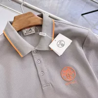 Cheap Hermes T-Shirts Short Sleeved For Men #1349144 Replica Wholesale [$92.00 USD] [ITEM#1349144] on Replica Hermes T-Shirts