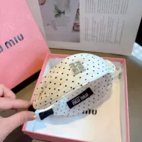 Cheap MIU MIU Headband For Women #1349412 Replica Wholesale [$27.00 USD] [ITEM#1349412] on Replica MIU MIU Headband