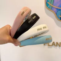 Cheap MIU MIU Headband For Women #1349564 Replica Wholesale [$27.00 USD] [ITEM#1349564] on Replica MIU MIU Headband