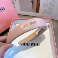 Cheap MIU MIU Headband For Women #1349565 Replica Wholesale [$27.00 USD] [ITEM#1349565] on Replica MIU MIU Headband