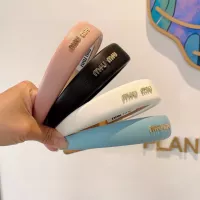 Cheap MIU MIU Headband For Women #1349567 Replica Wholesale [$27.00 USD] [ITEM#1349567] on Replica MIU MIU Headband