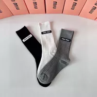 Cheap MIU MIU Socks #1349592 Replica Wholesale [$32.00 USD] [ITEM#1349592] on Replica MIU MIU Socks