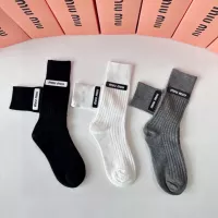 Cheap MIU MIU Socks #1349592 Replica Wholesale [$32.00 USD] [ITEM#1349592] on Replica MIU MIU Socks