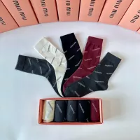Cheap MIU MIU Socks #1349596 Replica Wholesale [$29.00 USD] [ITEM#1349596] on Replica MIU MIU Socks