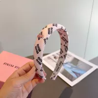 Cheap MIU MIU Headband For Women #1350109 Replica Wholesale [$27.00 USD] [ITEM#1350109] on Replica MIU MIU Headband