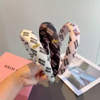 Cheap MIU MIU Headband For Women #1350110 Replica Wholesale [$27.00 USD] [ITEM#1350110] on Replica MIU MIU Headband