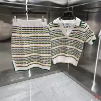 Cheap Casablanca Tracksuits Short Sleeved For Women #1350278 Replica Wholesale [$105.00 USD] [ITEM#1350278] on Replica Dirk Bikkembergs Tracksuits