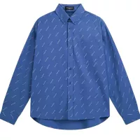 Cheap Balenciaga Shirts Long Sleeved For Unisex #1350382 Replica Wholesale [$52.00 USD] [ITEM#1350382] on Replica Balenciaga Shirts