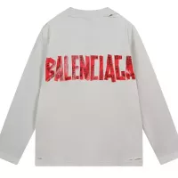 Cheap Balenciaga T-Shirts Long Sleeved For Unisex #1350393 Replica Wholesale [$45.00 USD] [ITEM#1350393] on Replica Balenciaga T-Shirts