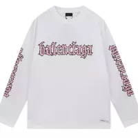 Cheap Balenciaga T-Shirts Long Sleeved For Unisex #1350398 Replica Wholesale [$45.00 USD] [ITEM#1350398] on Replica Balenciaga T-Shirts