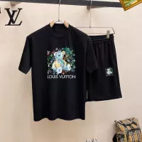 Cheap Louis Vuitton LV Tracksuits Short Sleeved For Men #1350524 Replica Wholesale [$48.00 USD] [ITEM#1350524] on Replica Louis Vuitton LV Tracksuits