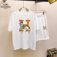 Cheap Hermes Tracksuits Short Sleeved For Men #1350525 Replica Wholesale [$48.00 USD] [ITEM#1350525] on Replica Hermes Tracksuits