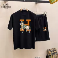 Cheap Hermes Tracksuits Short Sleeved For Men #1350526 Replica Wholesale [$48.00 USD] [ITEM#1350526] on Replica Hermes Tracksuits