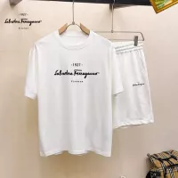 Cheap Salvatore Ferragamo Tracksuits Short Sleeved For Men #1350533 Replica Wholesale [$48.00 USD] [ITEM#1350533] on Replica Salvatore Ferragamo Tracksuits