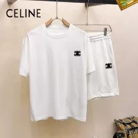 Cheap Celine Tracksuits Short Sleeved For Men #1350543 Replica Wholesale [$48.00 USD] [ITEM#1350543] on Replica Celine Tracksuits