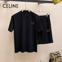 Cheap Celine Tracksuits Short Sleeved For Men #1350544 Replica Wholesale [$48.00 USD] [ITEM#1350544] on Replica Celine Tracksuits